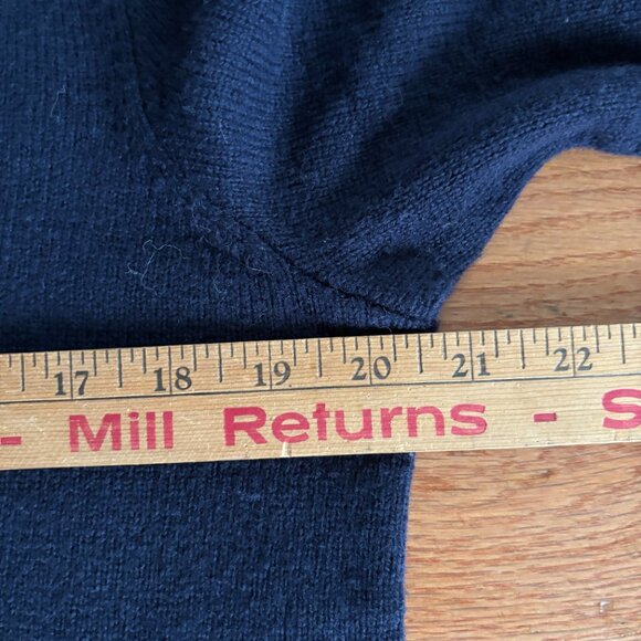 Vintage Polo By Ralph Lauren V-Neck Pullover Sweater Mens S 100% Lamb's Wool - Picture 7 of 8